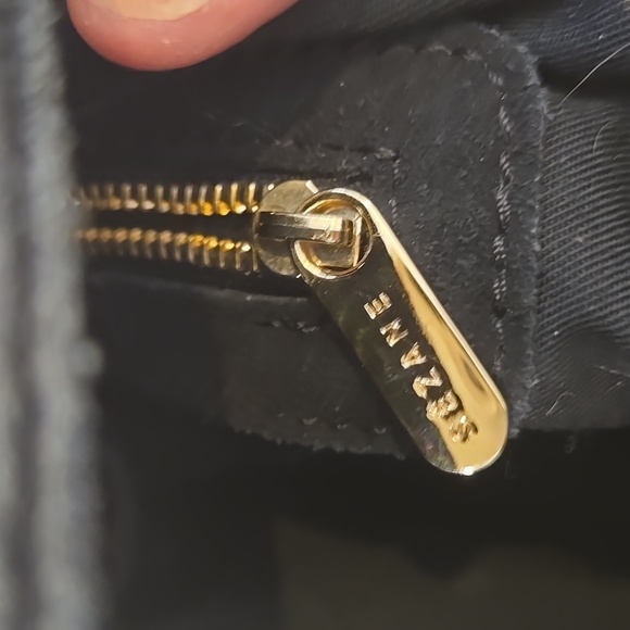 Sezane Black Suede Fringe Bucket Bag, GUC, IYKYK, French Chic, Quiet Lux - Picture 10 of 13